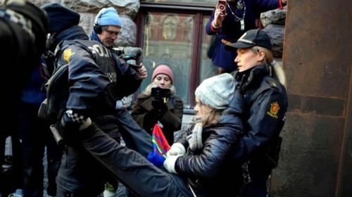 Detuvieron a Greta Thunberg en Noruega durante una protesta