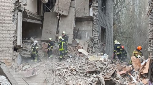 Drones rusos atacan Ucrania