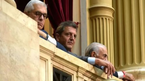 Massa participó de la apertura desde un balcón: por qué no estuvo con el resto del Gabinete