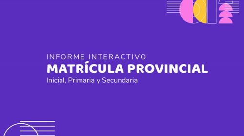 El CGE presenta el informe interactivo de matrícula provincial