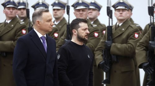 El presidente ucraniano visita Polonia buscando más ayuda militar El presidente ucraniano visita Polonia buscando más ayuda militar