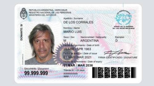 De Pedro y Taiana presentan el nuevo diseño de los DNI para héroes y heroínas de Malvinas De Pedro y Taiana presentan el nuevo diseño de los DNI para héroes y heroínas de Malvinas