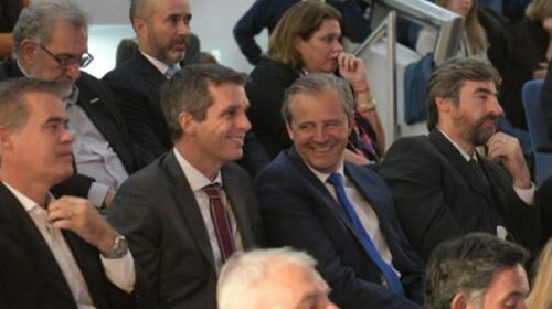 Piaggio, Cresto y Bahl, juntos en el acto por los 50 años de la UNER