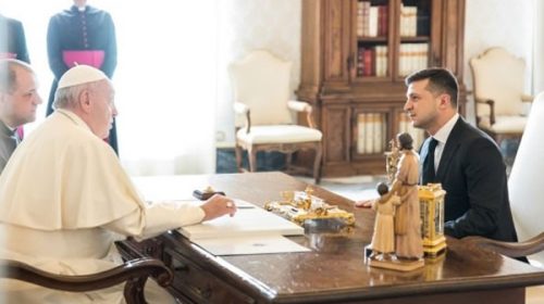 El Papa se reunirá con Zelenski