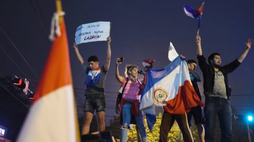 Más de 70 detenidos en marchas y cortes de ruta en Paraguay