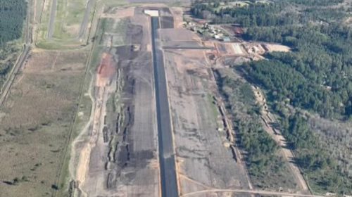 La obra del aeropuerto Comodoro Pierrestegui de Concordia ya alcanza el 50 por ciento de ejecución