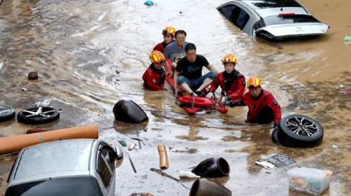 Inundaciones trágicas en Corea del Sur dejan 40 muertos
