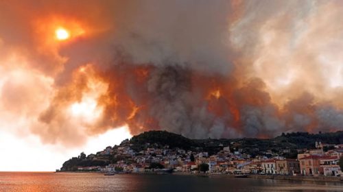 Arde Grecia: los incendios forestales no dan tregua