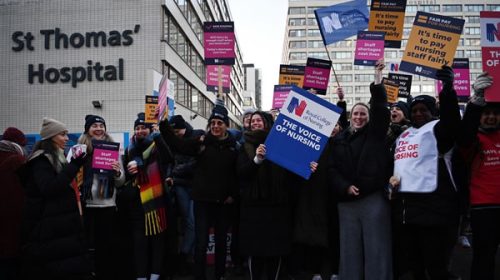Los médicos británicos vuelven a la huelga