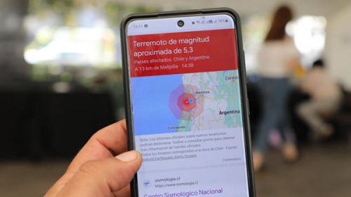 “Sismo cercano”: así alertó una notificación de Google por un temblor en Mendoza