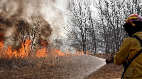 Combaten focos de incendios forestales en las sierras tucumanas