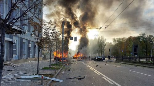 La ciudad ucraniana de Zaporiyia vuelve a ser atacada por Rusia