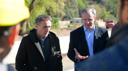 Katopodis recorrió obras en Paraná y resaltó que Bahl “es un hacedor”