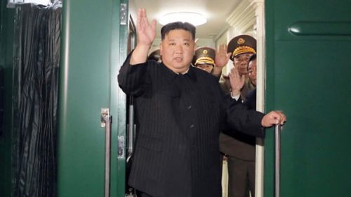 El líder norcoreano Kim Jong-un llegó a Rusia en un tren blindado para reunirse con Putin