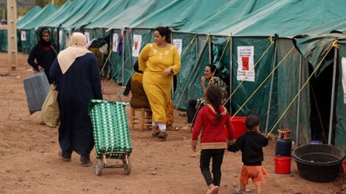 Ejército marroquí establece hospital de campaña en Asni