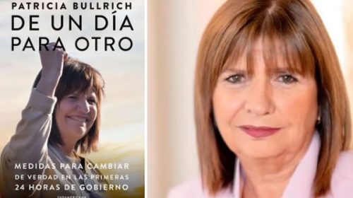 Patricia Bullrich presenta su libro, con las medidas que tomará si llega a la Presidencia