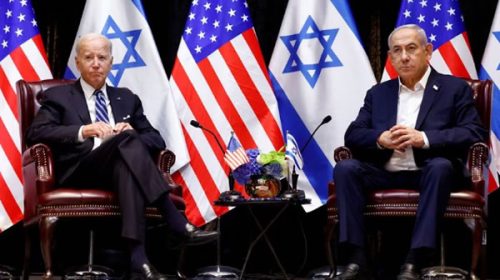 En una breve visita a Tel Aviv, Biden avaló la versión israelí del ataque a un hospital en Gaza