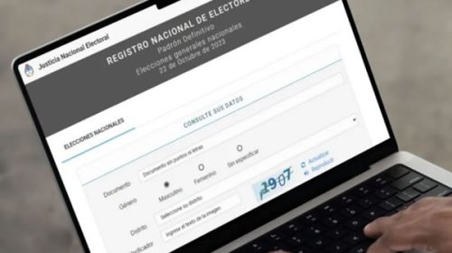 Dónde voto: consultá acá el padrón definitivo para las elecciones generales 2023