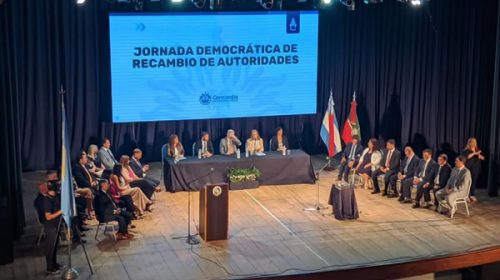 “Se terminó la joda de la política”, sentenció Azcué al asumir en Concordia