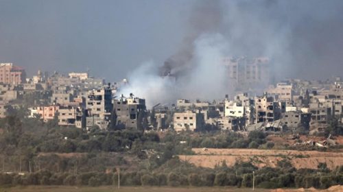 Israel atacó el sur de Gaza en medio de la gira del canciller Blinken