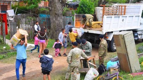 El río Uruguay continúa con su descenso y sigue adelante el operativo retorno