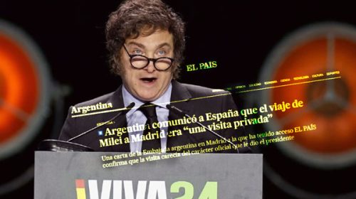 España reveló que el viaje de Milei fue “una visita privada”