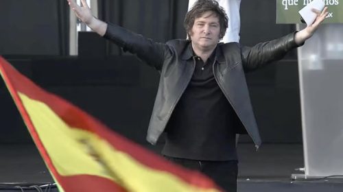 En España convocan a manifestarse contra Milei: repudian su visita al país