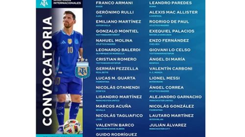 Scaloni dio la lista de convocados de la selección argentina para los próximos amistosos