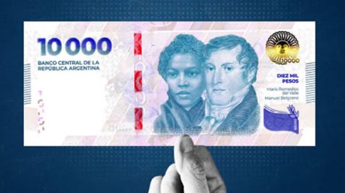 Cuántos nuevos billetes de $10.000 ya están circulando, según los últimos datos oficiales