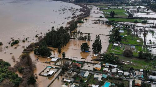 El gobierno chileno decretó el estado de catástrofe ante las graves inundaciones