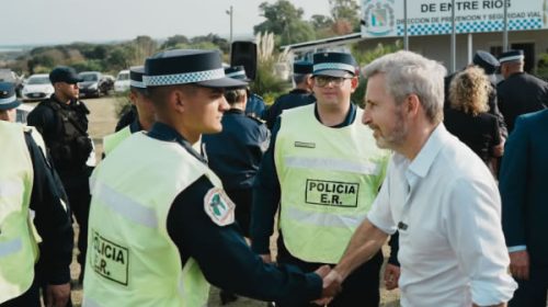 Frigerio anunció aumentos para la Policía de Entre Ríos