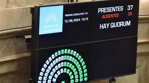 Lousteau y los peronistas Kueider y Espínola le dieron el quórum a Milei para tratar la Ley Bases