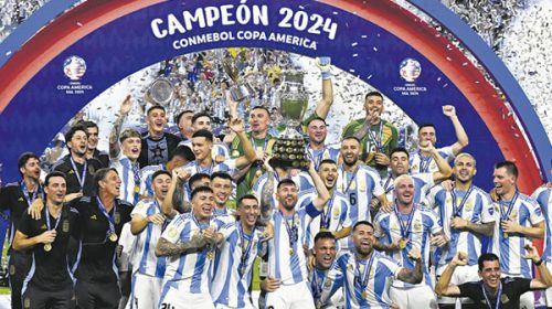 Argentina es el país con más títulos oficiales en la historia del fútbol de selecciones