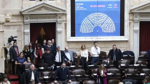 Tensión en Diputados: por falta de quórum, se cayó la sesión