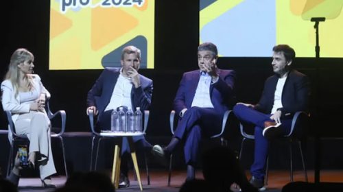 Frigerio participó en el relanzamiento del PRO