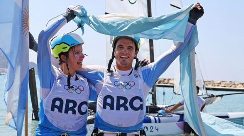 ¡Segunda medalla olímpica para Argentina! Majdalani y Bosco ganaron la plateada en vela