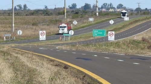 Denuncian un incremento en el robo de señalética en la autovía de la Ruta 18