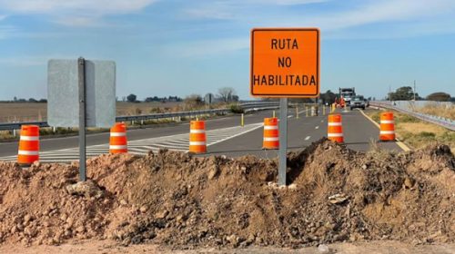 Nuevamente desvían el tránsito en la autovía de la RN18, a la altura de San Salvador