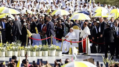 El papa Francisco dio una misa ante más de 600.000 personas en Timor Oriental