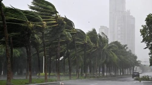 El supertifón Yagi tocó tierra dos veces en China