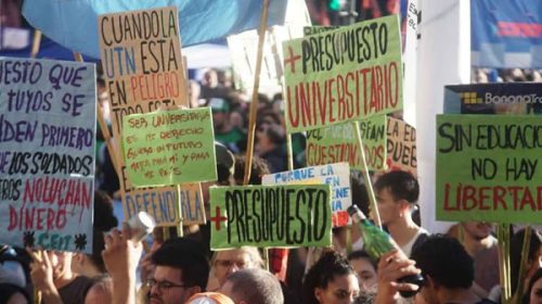 Paro de docentes universitarios: reclaman la aprobación de la Ley de Financiamiento