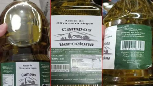 ANMAT prohibió aceites de oliva “ilegales” detectados en comercios de Entre Ríos