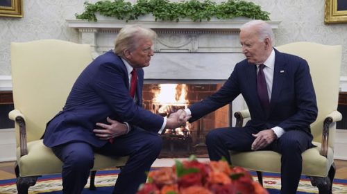 Trump y Biden se reunieron en la Casa Blanca