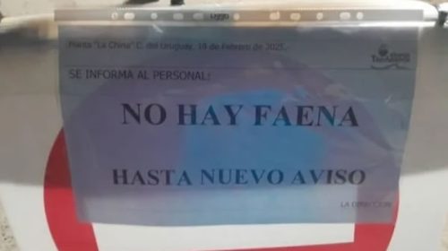 Paralizaron la faena en planta de Granja Tres Arroyos de Concepción del Uruguay