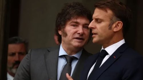 Milei habló con Macrón de la situación económica de Argentina: “Más que un aliado”