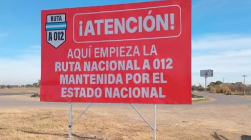 Señalizan en Santa Fe las rutas nacionales para denunciar su “estado catastrófico”