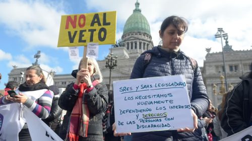 Revés para el Gobierno: la Justicia declaró inválido el veto a la Ley de Emergencia en Discapacidad