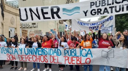 Docentes y nodocentes universitarios entrerrianos inician paros rotativos