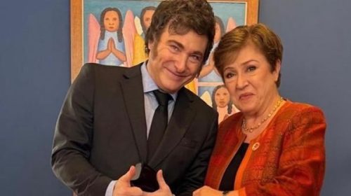 Milei se reúne con Kristalina Georgieva luego de disertar en la ONU
