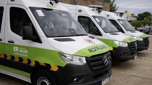 Salud entregó cinco nuevas ambulancias en Concordia y Chajarí